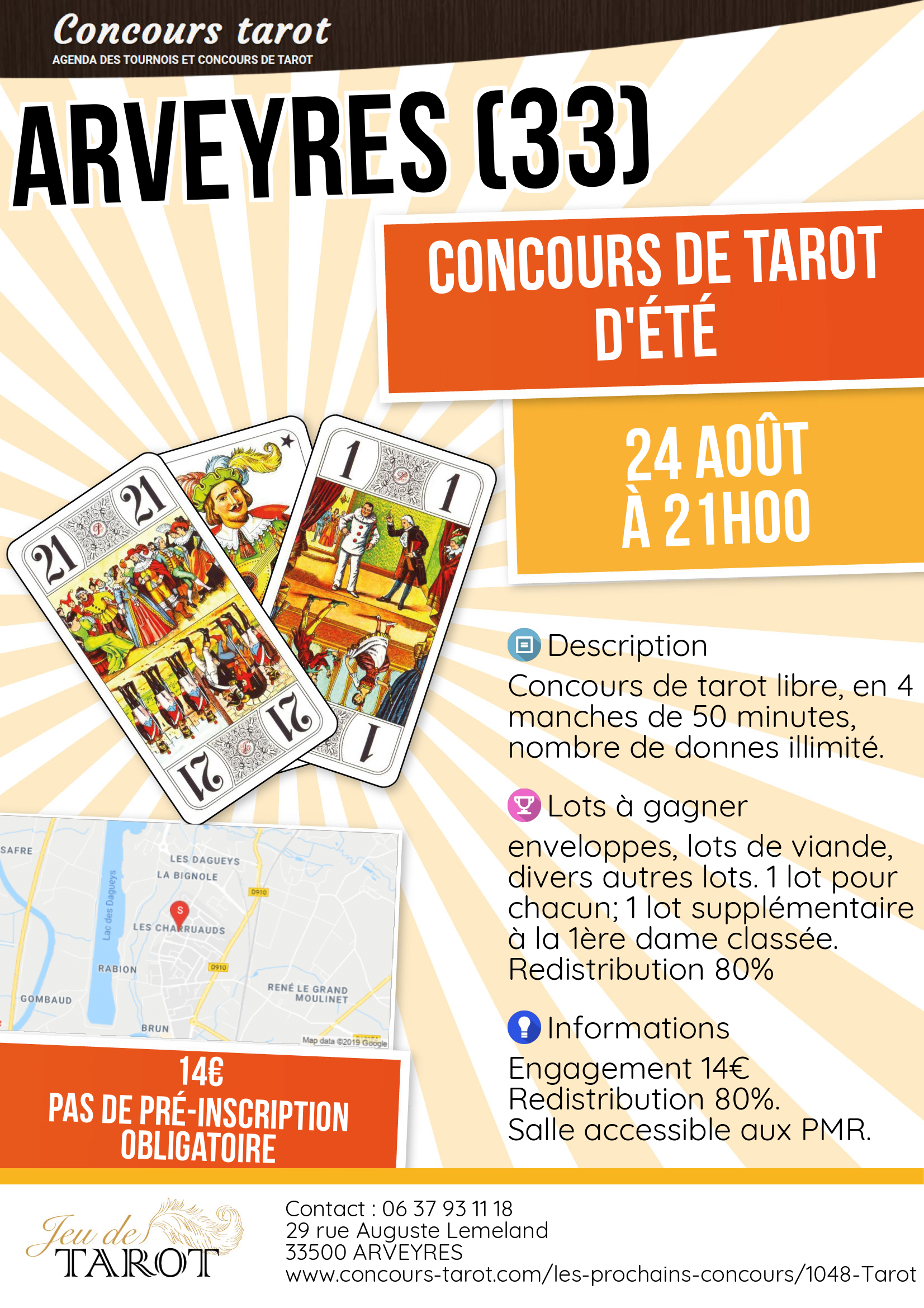 CONCOURS DE TAROT D T