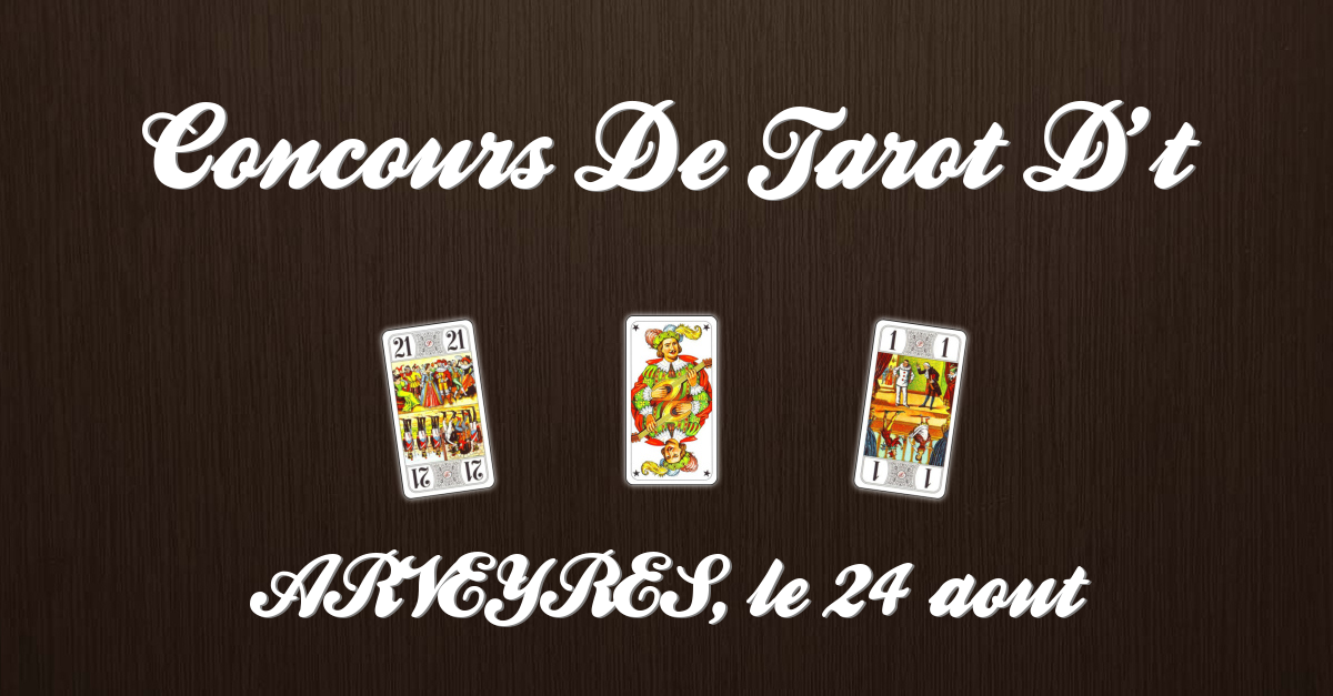 CONCOURS DE TAROT D T